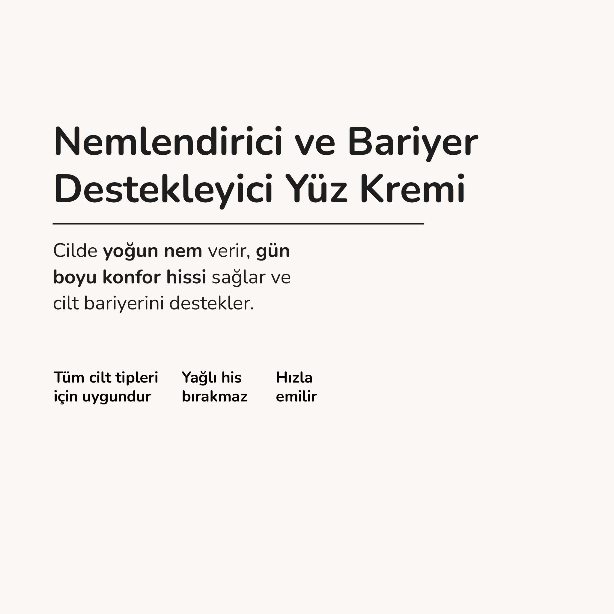 Nemlendirici Konfor Kremi