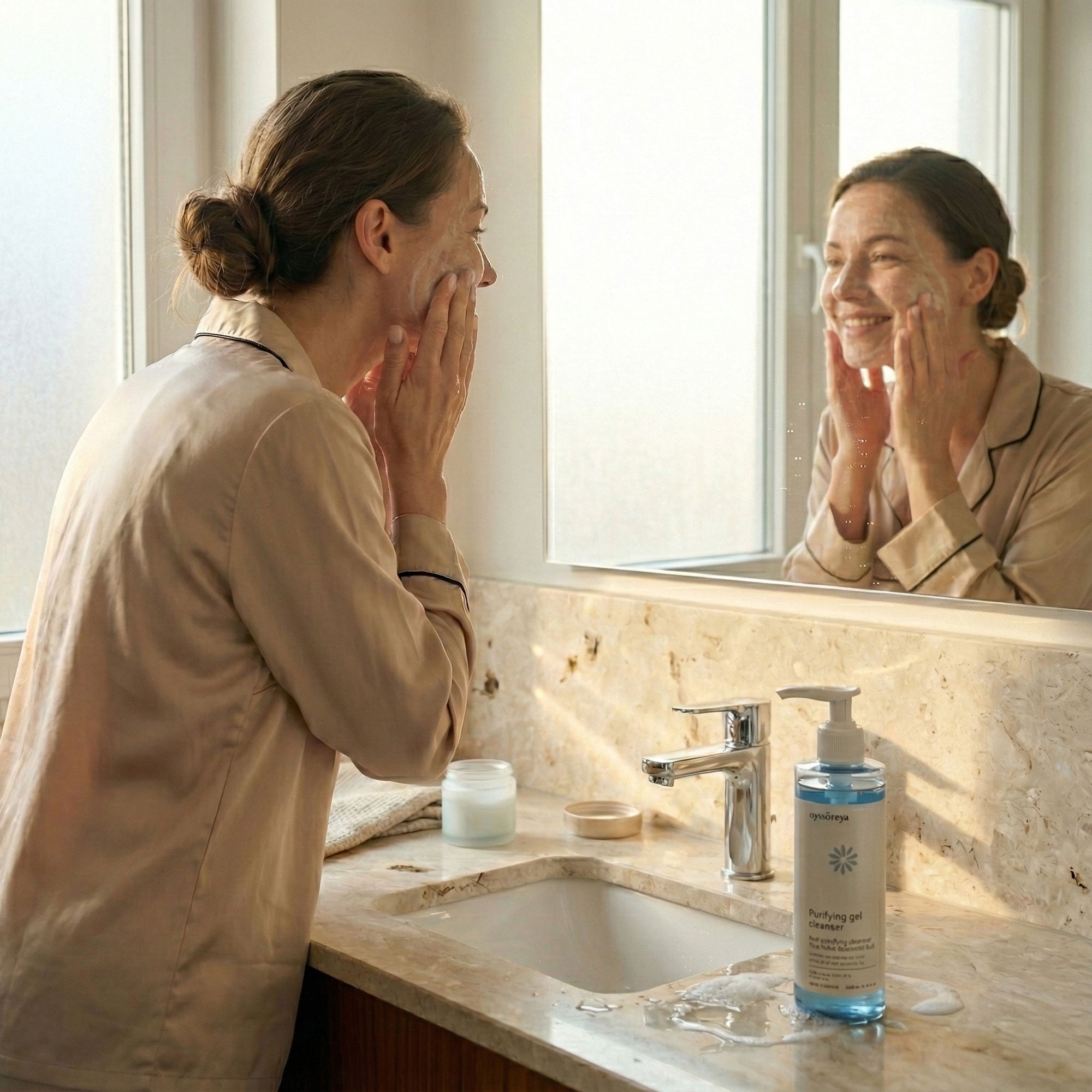 Purifying gel cleanser