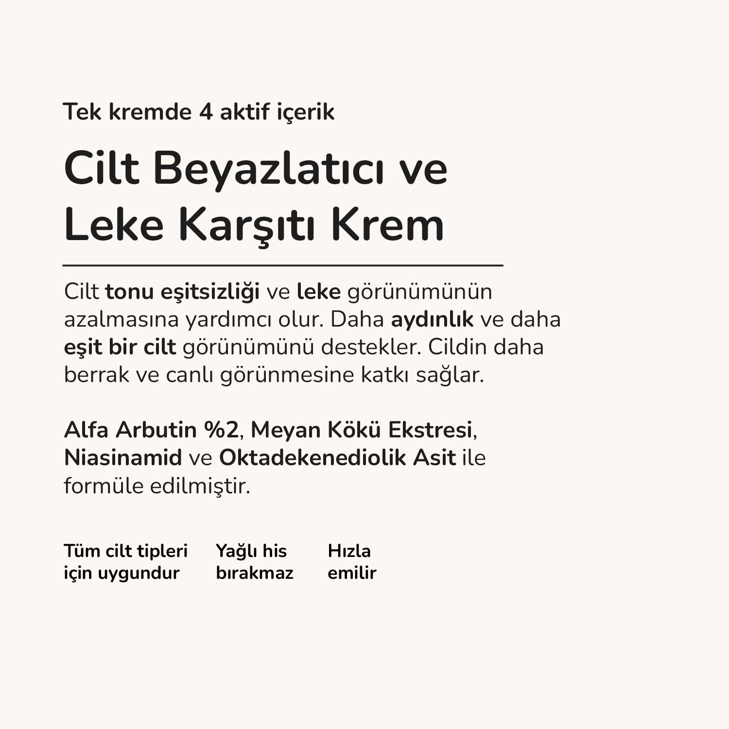 Eşit Ton Dengeleyici Krem